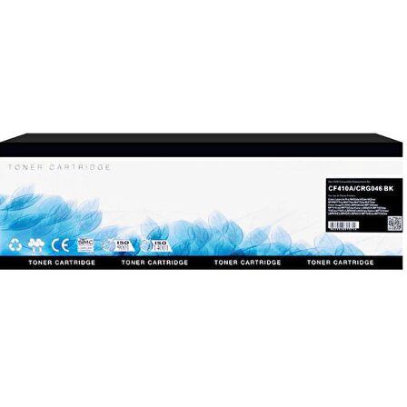 HP Uyumlu CF410A (410A) & CANON Uyumlu CRG-046K Toner Siyah