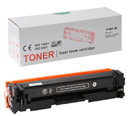 HP Uyumlu CF400X (201X) & CANON Uyumlu CRG-045HK Toner Siyah