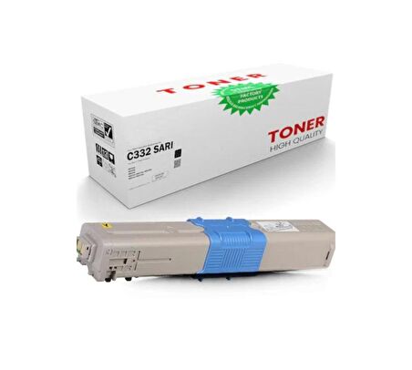 OKİ C332 / MC363 UYUMLU MUADİL TONER Sarı