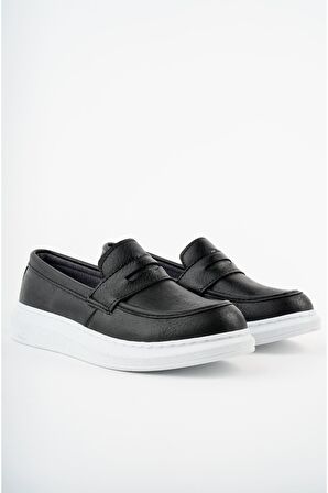 Siyah Cilt  Erkek Çocuk Ayakkabı