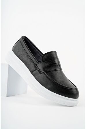 Siyah Cilt  Erkek Çocuk Ayakkabı