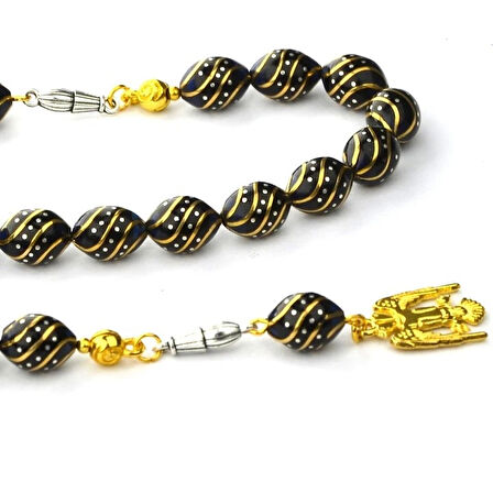 Beyzi Model Pirinç İşlemeli Çeşmi Bülbül Zaza Tespih