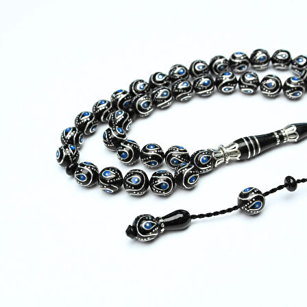 Damla İçi Damla Küre Model Sistemli Oltu Taşı Tespih