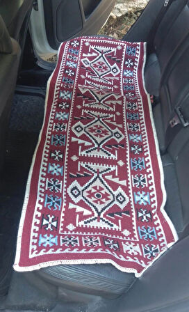 3'lü Oto Koltuk Kilim Seti - Ön ve Arka Koltuk 3 Parça Takım