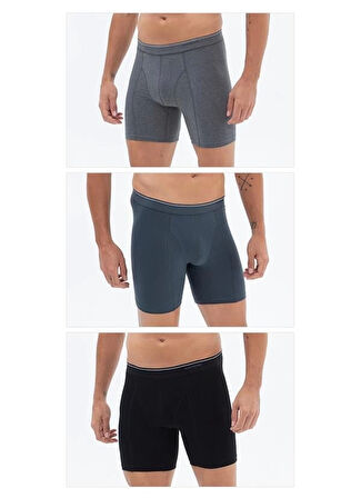 3lü Paket Erkek  Boxer 9683