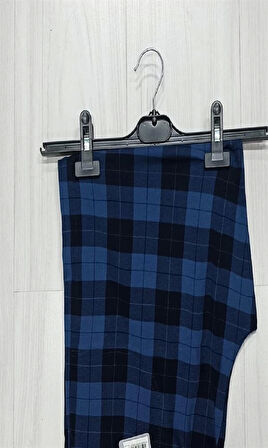 Tek Alt Kareli Desen Pantalon Kly 306