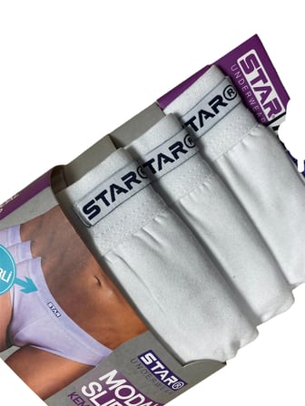 Star 109 Erkek  3'lü Modal Slip