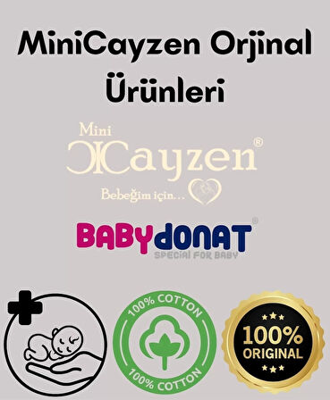 Puantiye Desenli % 100 Pamuk Kız Bebek Hastane Çıkış Seti