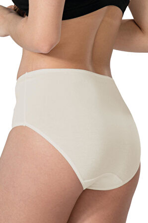 Ten Mı Emay 1445 Modal Cotton Yüksekbel Dantelli Külot