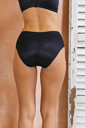 Yüksek Bel Slip Külot Siyah (brf22071)