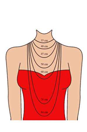 Çelik Burgu Mavi Boncuklu Kolye