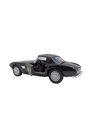 Bmw 507 Diecast Model Araba Siyah 1:36 Ölçel ;Welly