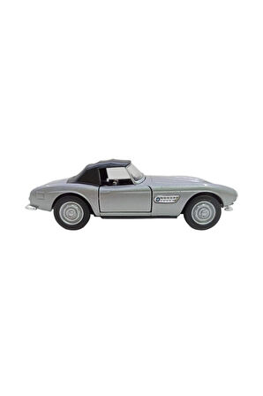Bmw 507 Diecast Model Araba Metalik Gri 1:36 Welly