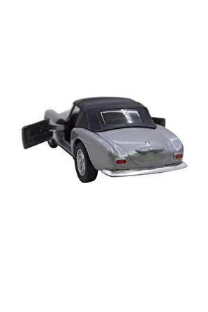 Bmw 507 Diecast Model Araba Metalik Gri 1:36 Welly