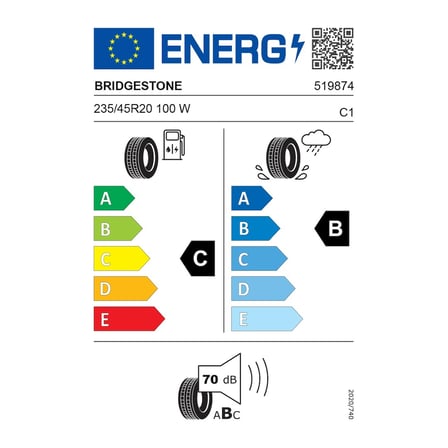 Bridgestone Turanza All Season 6 235/45R20 100W XL M+S 3PMSF 4x4 Dört Mevsim Lastiği (Üretim Yılı: 2026)