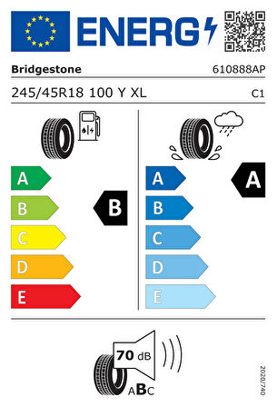 Bridgestone Turanza 6 245/45R18 100Y XL ( Yıl: 2023 )