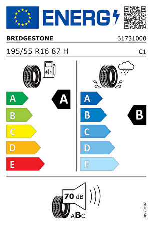 Bridgestone Turanza T005 195/55R16 87H ( Yıl: 2024 )