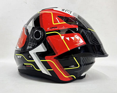 MT Targo S Brik C5 Şeffaf Vizörlü Kapalı Kask Parlak Renk V-14b S