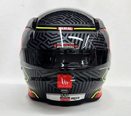 MT Targo S Brik C5 Şeffaf Vizörlü Kapalı Kask Parlak Renk V-14b S