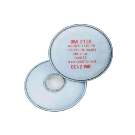 3M 2138 P3 Toz ve Sis Filtresi - 1 Çift (2 Adet)