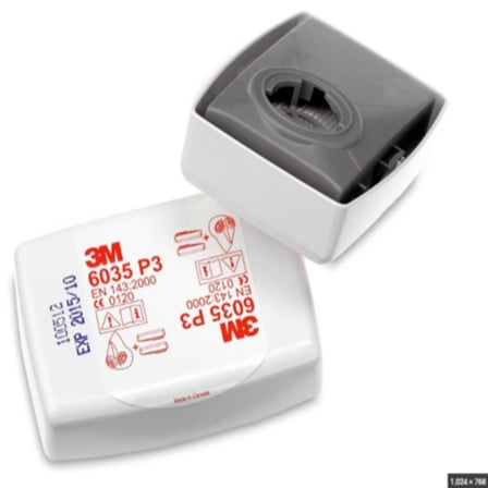 3M 6035 P3 Partikül Filtresi - 5 Çift (10 Adet)