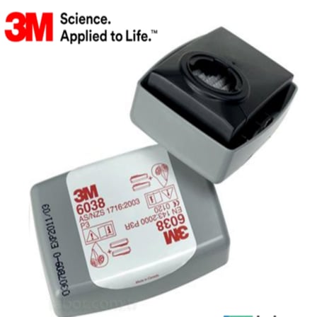 3M 6038 P3 Partikül Filtresi - 1 Çift (2 Adet)