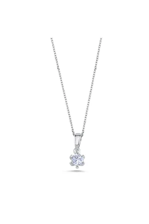 0.15 Karat Tektaş Pırlanta Kolye