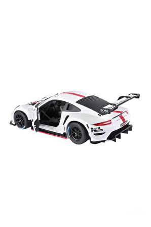 Bburago 18-28013 Porsche 911 RSR GT (2020) 1:24 Scale Model Car, White