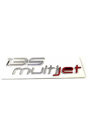 FIAT 135 Multijet Bagaj Yazısı 132mm-31mm 51902214