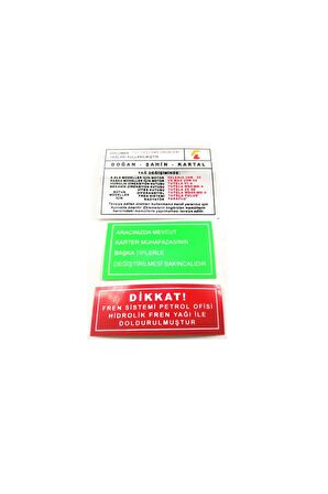 TOFAŞ Doğan Şahin Kartal Motor Etiket Takımı