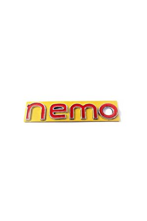 CITROEN Nemo Bagaj Yazısı Kırmızı 90mm-20mm 