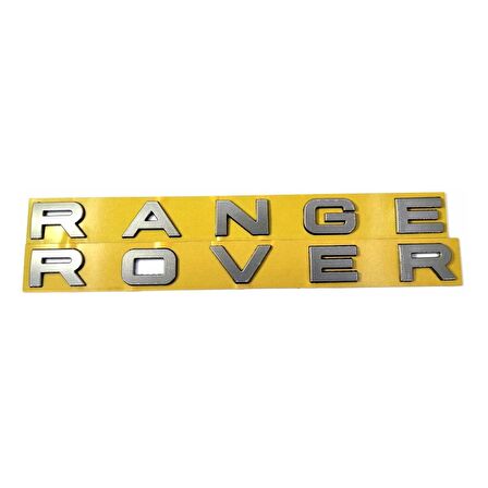 RANGE ROVER Bagaj Yazısı Koyu Gri 350mm-30mm 355mm-30mm