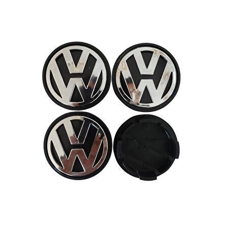 VOLKSWAGEN Jant Göbek Arması 68mm-59mm 4 Adet