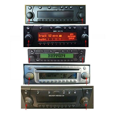 Becker Mexico CD Radio Için Radyo Düğmesi 1 Adet