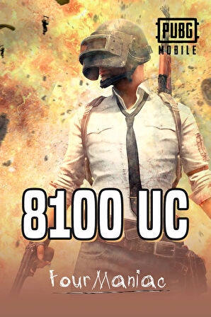 8100 UC Pubg Mobile E-Pin