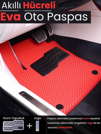 AUDİ A3 SEDAN (2020-2025) Uyumlu EVA Paspas Tam Set–Araca Özel,Su Geçirmez,Kolay Montaj 1995