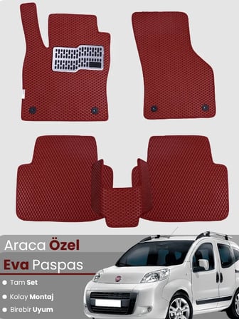 Fiat Fiorino (2013-2025) Uyumlu EVA Paspas Tam Set – Birebir Uyum, Araca Özel Tasarım,Kolay Montaj 1128