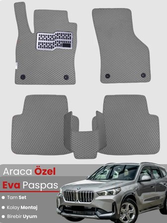 BMW X1 F48 (2015-2022) Uyumlu EVA Paspas Tam Set–Araca Özel,Su Geçirmez,Hızlı ve Kolay Montaj 2767