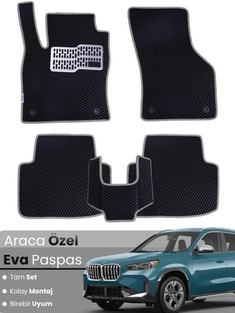 BMW X1 G45 (2022-2025) Uyumlu EVA Paspas Tam Set–Araca Özel,Su Geçirmez,Hızlı ve Kolay Montaj 2793