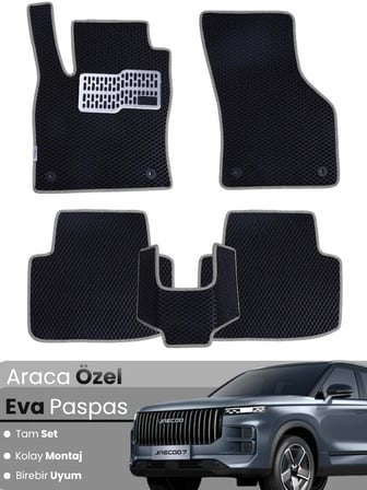Jaecoo 7 - J7 (2024-2025) Uyumlu EVA Paspas Tam Set – Araca Özel Tasarım, Su Geçirmez,Kolay Montaj 1191