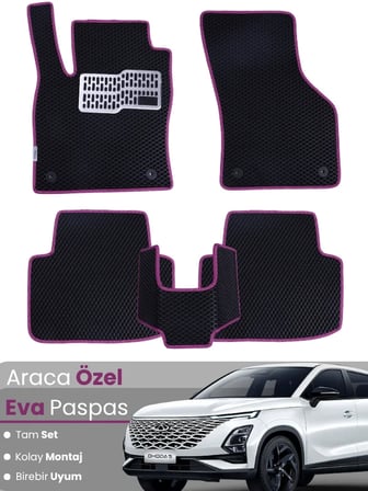 Chery Omada 5 Uyumlu EVA Paspas Tam Set – Birebir Uyum, Araca Özel Tasarım,Hızlı ve Kolay Montaj 1028