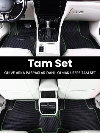 FORD C-MAX (2011-2024) Uyumlu EVA Paspas Tam Set–Araca Özel,Su Geçirmez,Hızlı ve Kolay Montaj 4149