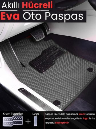 FORD KUGA 1 (2008-2012) Uyumlu EVA Paspas Tam Set–Araca Özel,Su Geçirmez,Kolay Montaj 4516