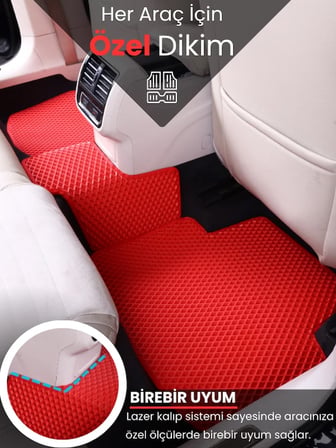 FORD MONDEO (2007-2014) Uyumlu EVA Paspas Tam Set–Araca Özel,Su Geçirmez,Kolay Montaj 4569