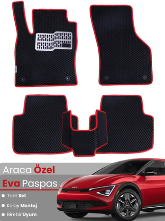 KİA EV6 (2021-2025) Uyumlu EVA Paspas Tam Set–Araca Özel,Kolay Montaj,Su Geçirmez 5818
