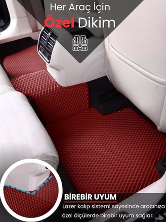 Ford Courier (2024-2025) Uyumlu EVA Paspas Tam Set – Birebir Uyum,Su Geçirmez,Kolay ve Hızlı Montaj 1470