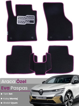 Renault Megane E-Tech (2022-2025) Uyumlu EVA Paspas Tam Set – Birebir Uyum,Su Geçirmez,Hızlı Montaj 1766