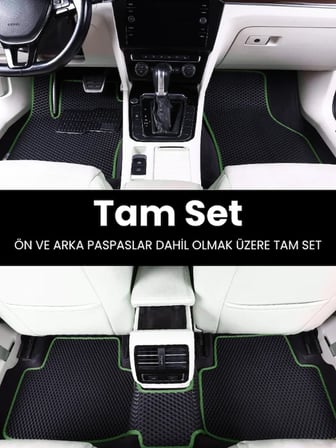 Volkswagen Passat B8 (2015-2019) Uyumlu EVA Paspas Tam Set–Araca Özel,Su Geçirmez,Hızlı Montaj 1845