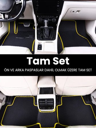 PEUGEOT 508 (2011-2019) Uyumlu EVA Paspas Tam Set–Araca Özel,Oto Paspas,Kolay Montaj 3101