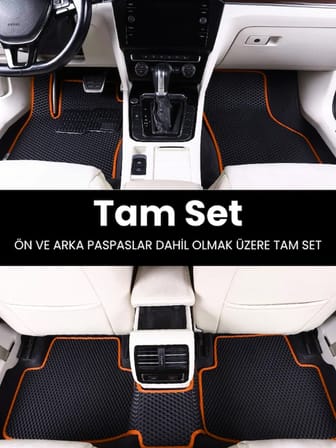 PEUGEOT 5008 (2017-2025) Uyumlu EVA Paspas Tam Set–Araca Özel,Oto Paspas 3283